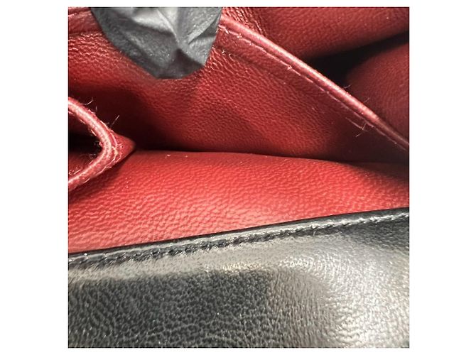 Chanel Vintage Matelassé Coco Mark Double Flap Schultertasche Schwarz - Ansicht 10