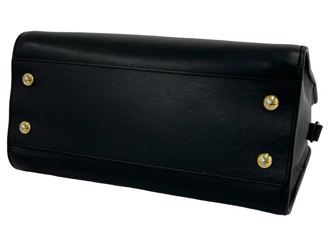 Borsa a mano Yves Saint Laurent Baby Cabas in pelle nera Nero - vista 8