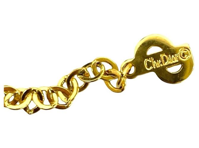 Collana Christian Dior Vintage CD Logo D'oro - vista 3