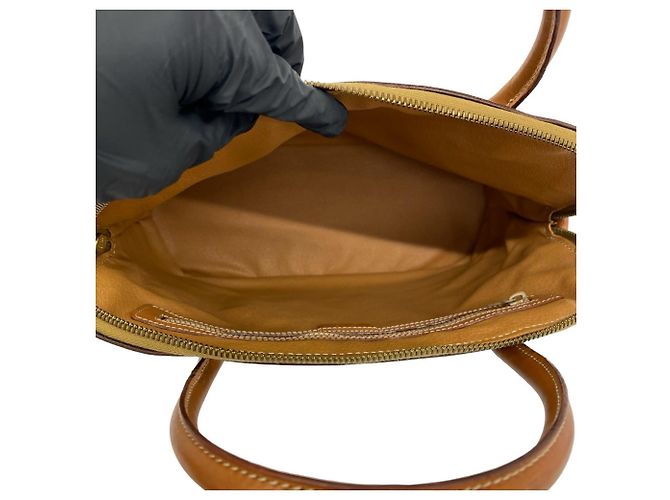 Céline Celine Vintage Macadam Blazon Muster 2-Way Handtasche Braun - Ansicht 9