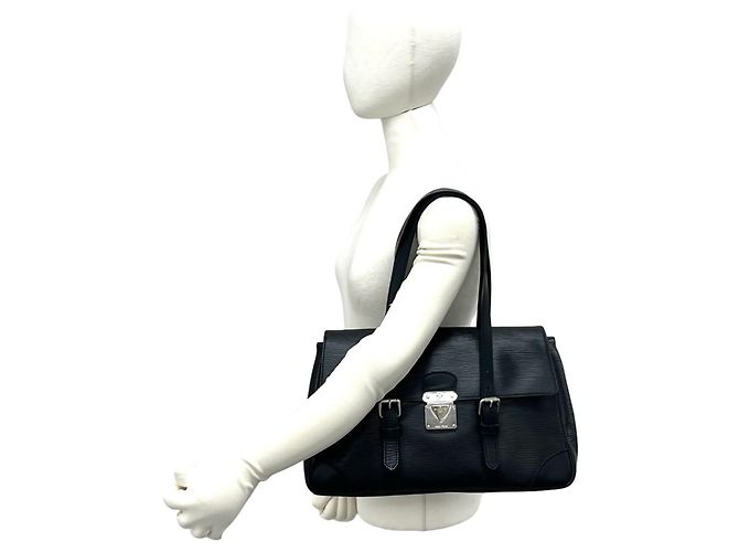 Borsa Tote Louis Vuitton Segur MM in pelle Epi Nero - vista 2