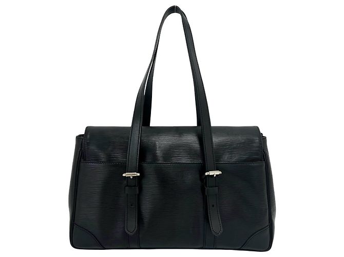 Borsa Tote Louis Vuitton Segur MM in pelle Epi Nero - vista 3