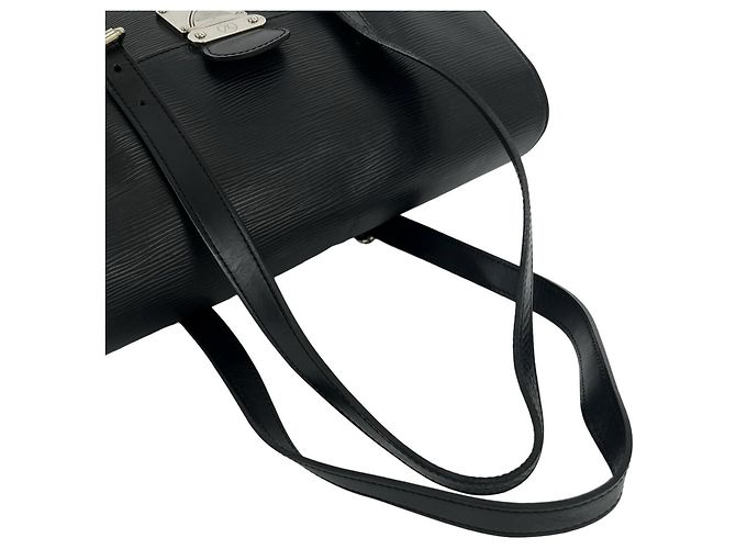 Borsa Tote Louis Vuitton Segur MM in pelle Epi Nero - vista 4