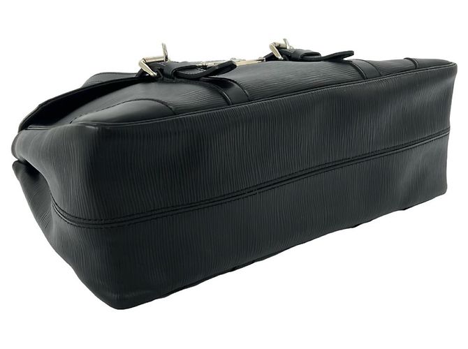 Borsa Tote Louis Vuitton Segur MM in pelle Epi Nero - vista 7