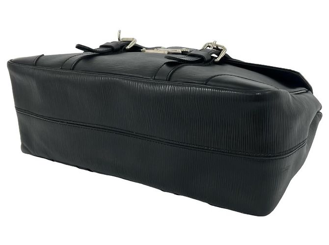 Borsa Tote Louis Vuitton Segur MM in pelle Epi Nero - vista 8