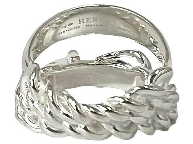 Hermès HERMES Boucles Sellier Inflexible Ring Silber - Ansicht 6
