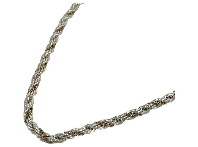 Tiffany & Co Collana Tiffany Vintage Twist Rope Argento D'oro - vista 4