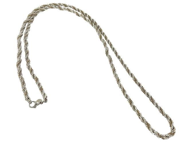 Tiffany & Co Collana Tiffany Vintage Twist Rope Argento D'oro - vista 6