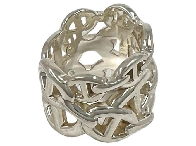 Ring Hermès Anillo Hermes Enchainée GM Plata - vista 5