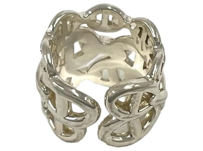 Ring Hermès Anillo Hermes Enchainée GM Plata - vista 6