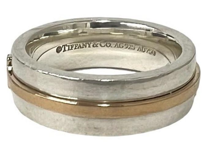 Tiffany & Co Anello Tiffany T TWO Narrow Argento D'oro - vista 4