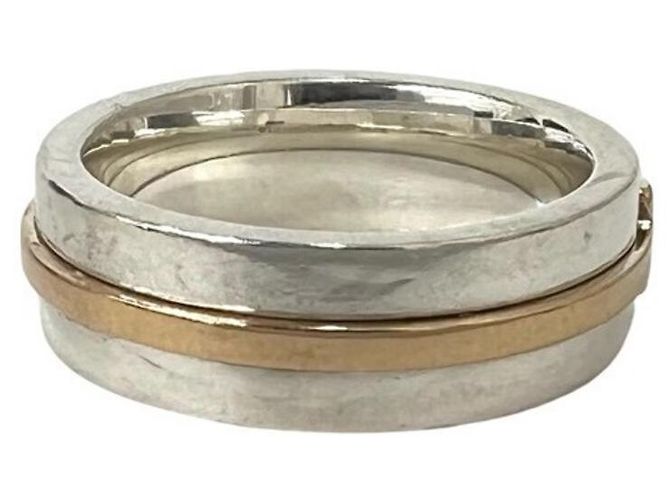 Tiffany & Co Anello Tiffany T TWO Narrow Argento D'oro - vista 5