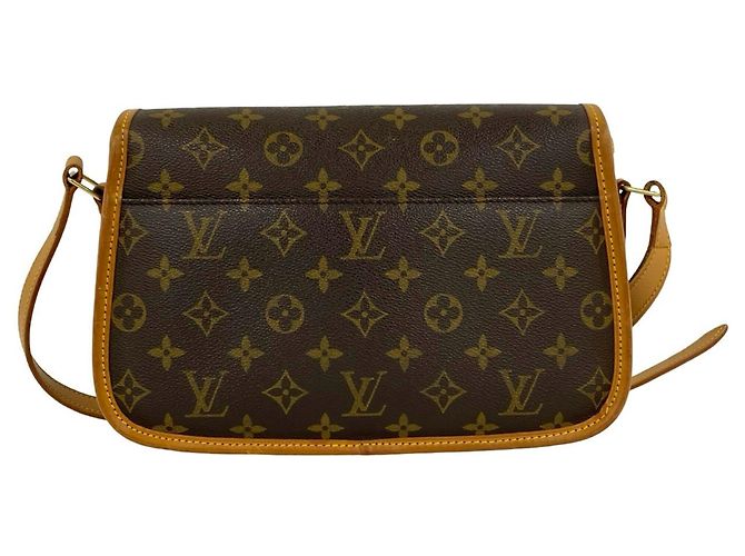 Borsa a tracolla Louis Vuitton Sologne Monogram in pelle Marrone - vista 3