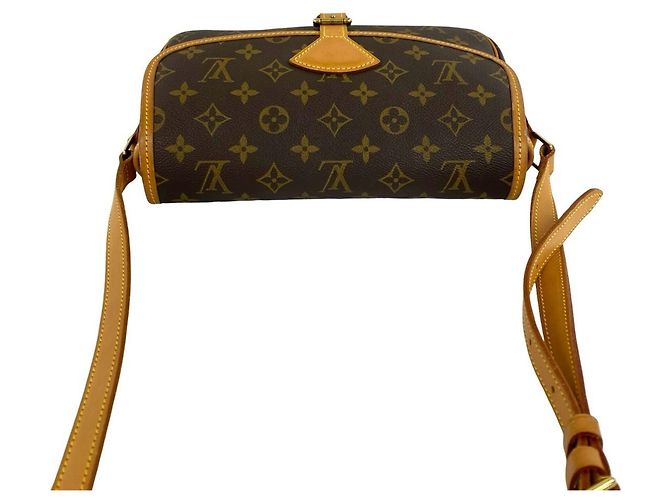 Borsa a tracolla Louis Vuitton Sologne Monogram in pelle Marrone - vista 4