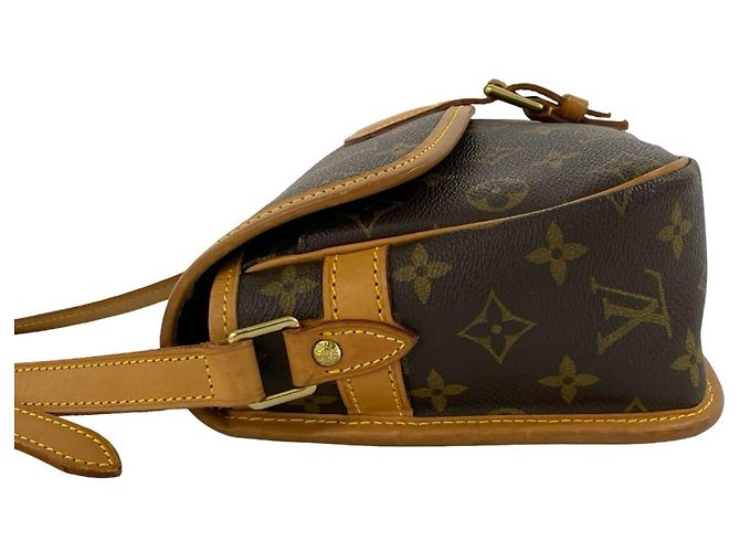 Borsa a tracolla Louis Vuitton Sologne Monogram in pelle Marrone - vista 5