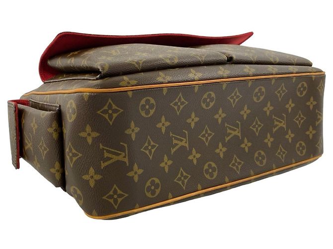 Louis Vuitton Multipli-Cité Monogram Leder Tote Bag Braun - Ansicht 7