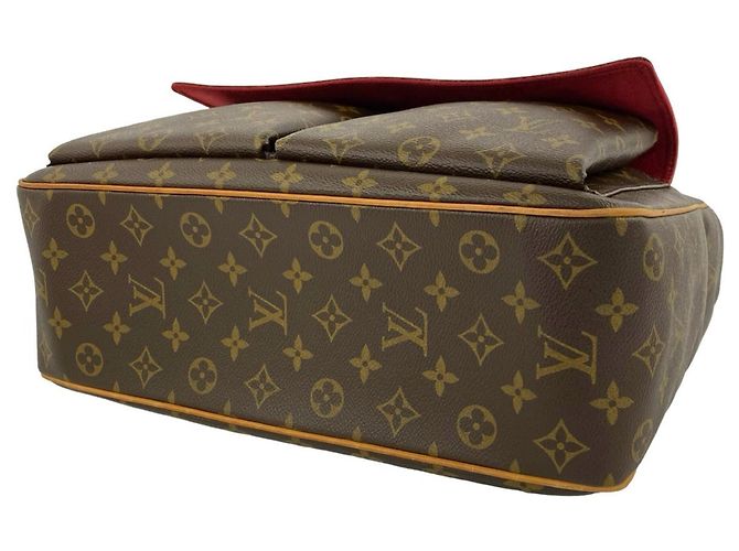 Louis Vuitton Multipli-Cité Monogram Leder Tote Bag Braun - Ansicht 8