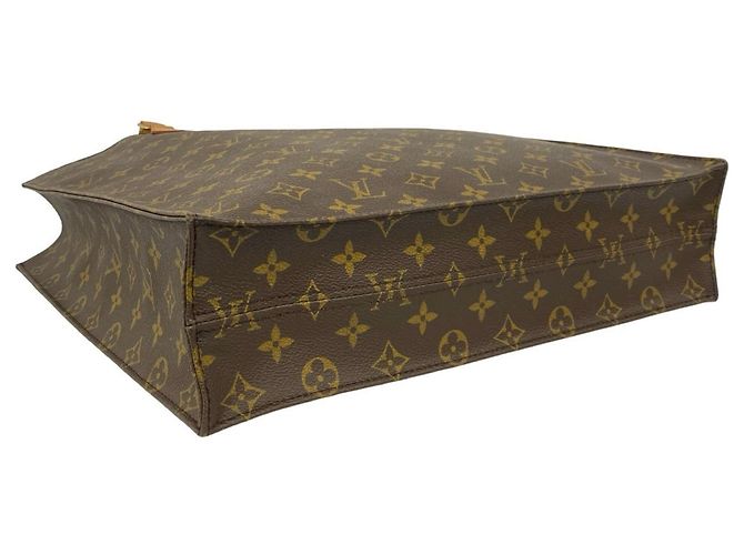 Louis Vuitton Sac Plat Monogram Tote Bag Marrone - vista 7