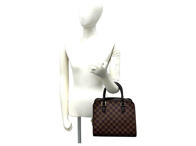 Louis Vuitton Vintage Triana Damier Lederhandtasche Braun - Ansicht 2