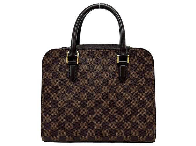 Louis Vuitton Vintage Triana Damier Lederhandtasche Braun - Ansicht 3