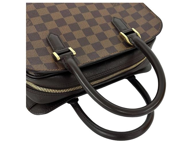 Louis Vuitton Vintage Triana Damier Lederhandtasche Braun - Ansicht 4