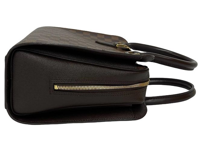 Louis Vuitton Vintage Triana Damier Lederhandtasche Braun - Ansicht 6