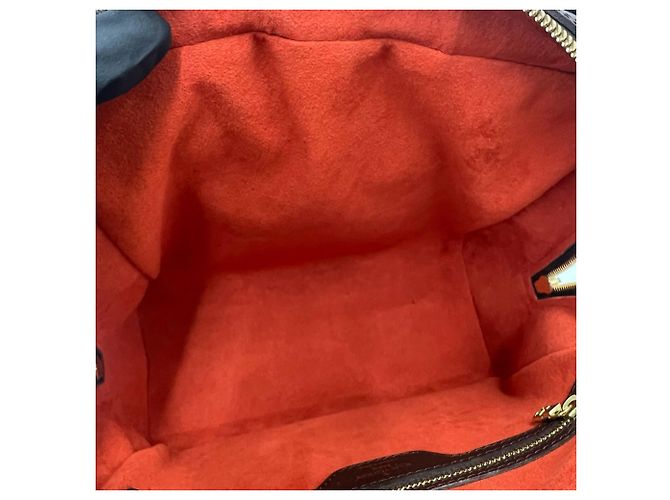 Louis Vuitton Vintage Triana Damier Lederhandtasche Braun - Ansicht 9