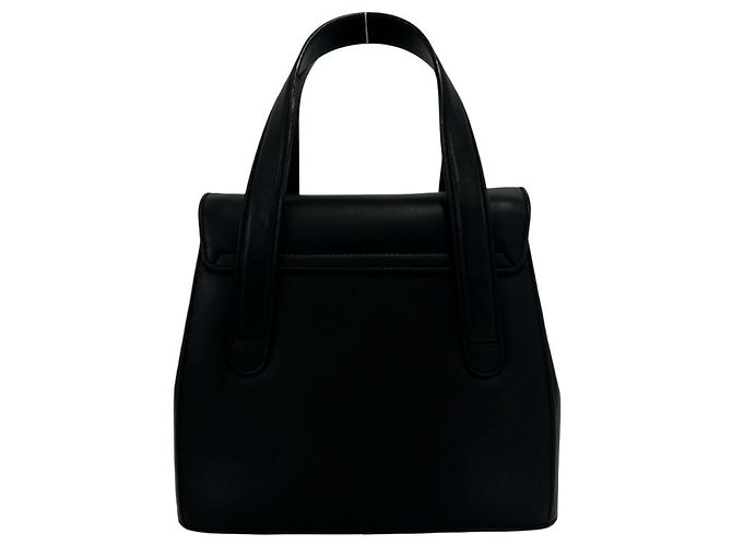 Borsa in pelle Gancini Salvatore Ferragamo Nero - vista 3