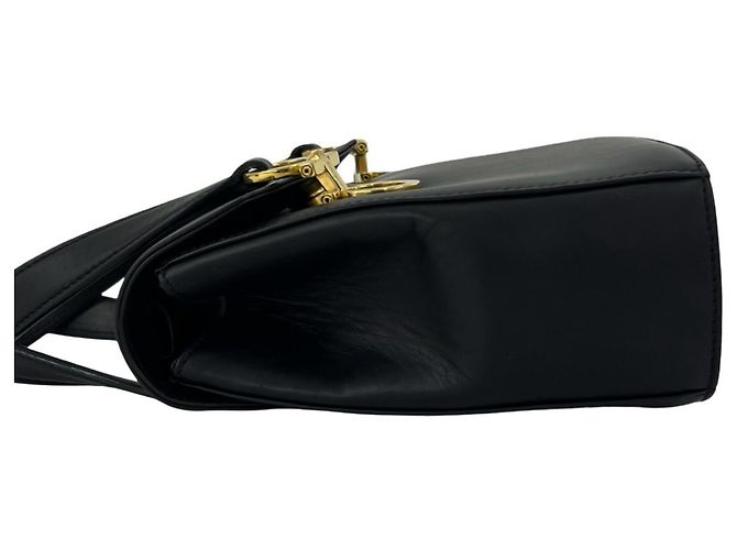 Borsa in pelle Gancini Salvatore Ferragamo Nero - vista 5