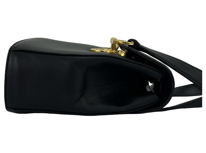Borsa in pelle Gancini Salvatore Ferragamo Nero - vista 6
