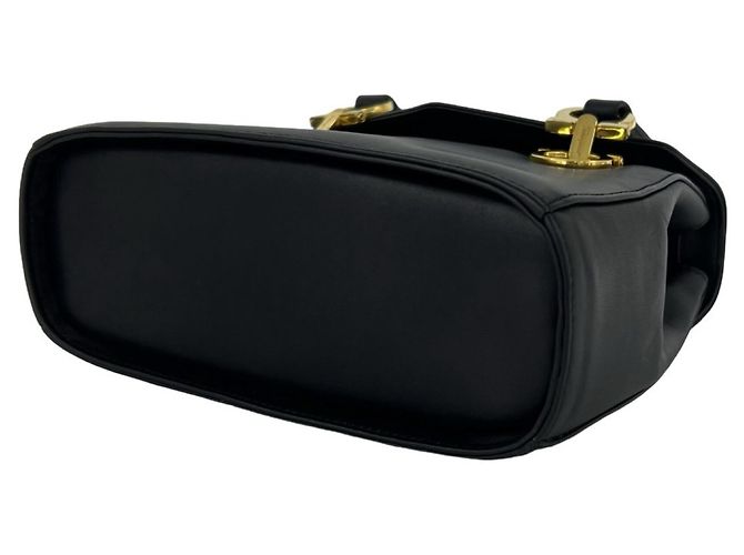 Borsa in pelle Gancini Salvatore Ferragamo Nero - vista 8