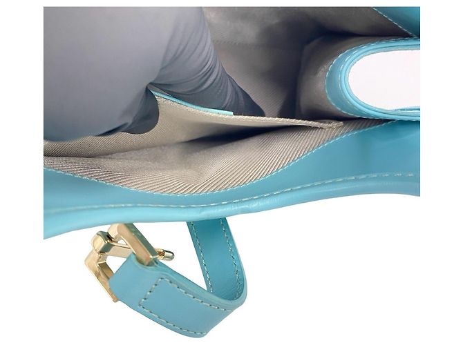 Gucci Jackie Lederhandtasche/Mini Tote Bag Blau - Ansicht 10