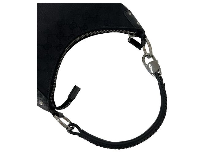 Mini borsa Gucci con motivo GG Nero - vista 4