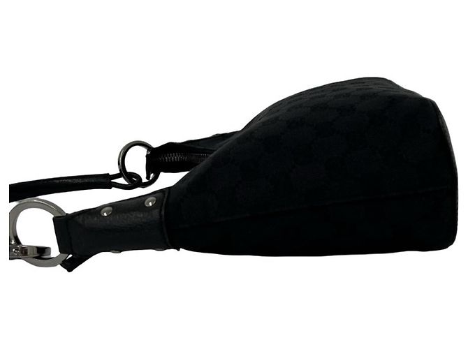 Mini borsa Gucci con motivo GG Nero - vista 5