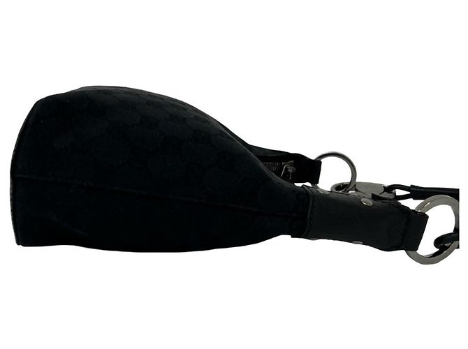 Mini borsa Gucci con motivo GG Nero - vista 6