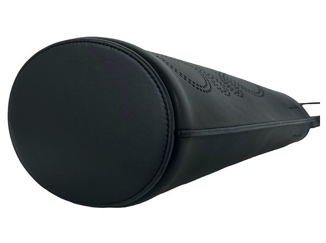 Borsa a tracolla in pelle Loewe Gate Bucket Anagram Nero - vista 8