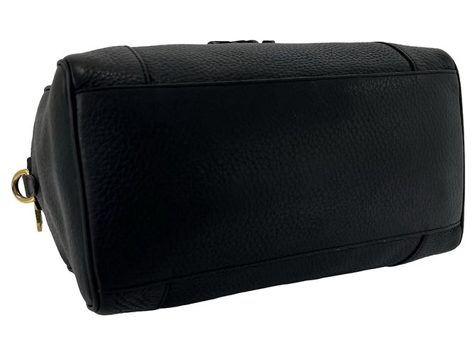 LOEWE Vintage Anagram Logo Leder 2-Way Handtasche Schwarz - Ansicht 7