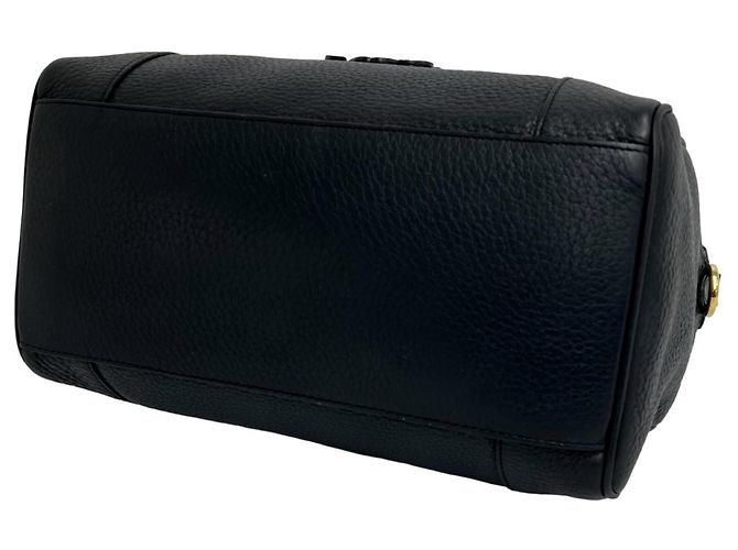 LOEWE Vintage Anagram Logo Leder 2-Way Handtasche Schwarz - Ansicht 8