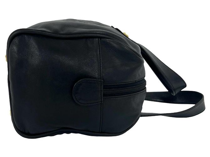 Loewe Vintage Amazona 28 Anagram Lederhandtasche Schwarz - Ansicht 6