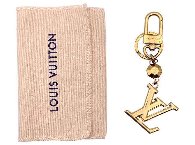 Louis Vuitton Portachiavi e Charm per borsa LV Facette in metallo dorato D'oro - vista 2