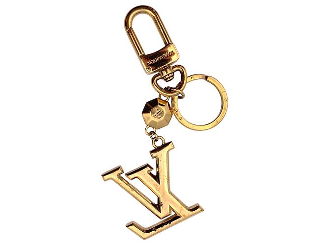 Louis Vuitton Portachiavi e Charm per borsa LV Facette in metallo dorato D'oro - vista 3