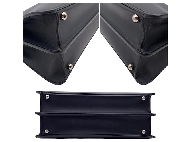 Fendi Borsa Medium Top Handle Peekaboo ISeeU Nera by Marc Jacobs Nero - vista 7