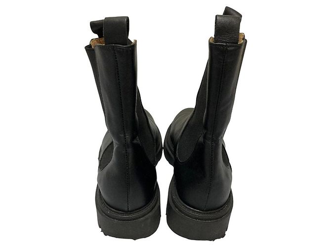 Autre Marque CORSO ROMA 9 Chelsea Boots aus Leder Schwarz - Ansicht 4