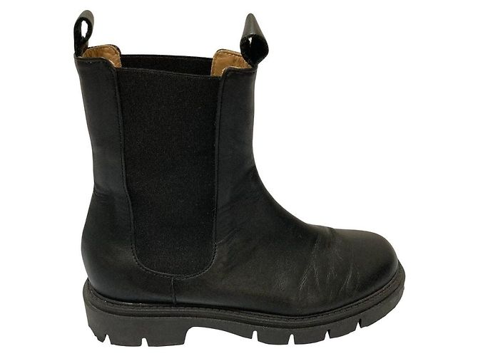 Autre Marque CORSO ROMA 9 Chelsea Boots aus Leder Schwarz - Ansicht 5