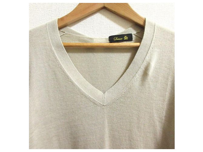 Autre Marque Top in maglia in misto cashmere e seta Drawer Beige - vista 6