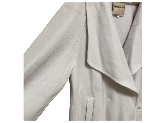 Autre Marque Abrigo de lana Apuweiser-riche Beige - vista 2