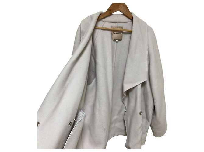 Autre Marque Abrigo de lana Apuweiser-riche Beige - vista 3