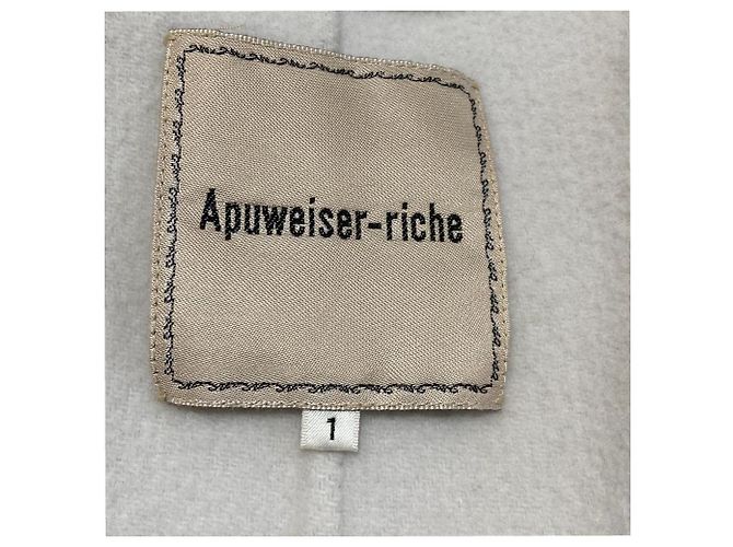 Autre Marque Abrigo de lana Apuweiser-riche Beige - vista 5