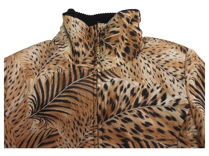 Autre Marque Chaqueta LEONARD de lana y seda con estampado de leopardo Castaño Negro - vista 3