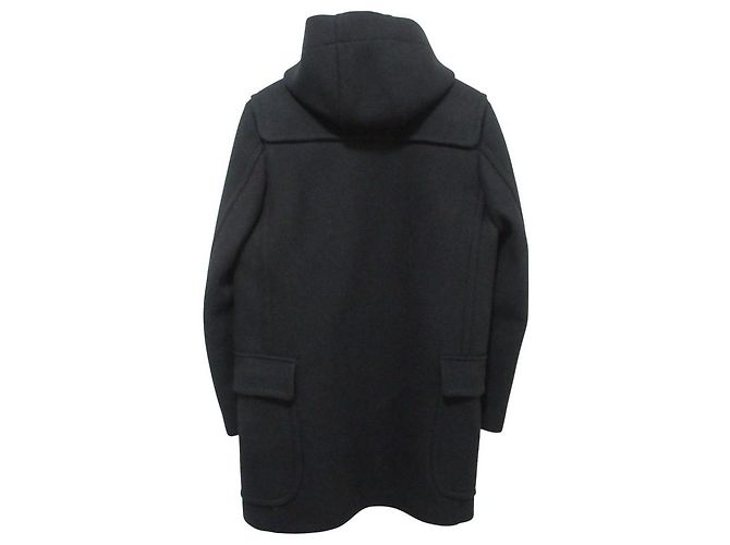 Autre Marque Abrigo Duffle de lana Melton Drawer Negro - vista 2